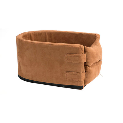 Pet Travel Booster Seat | Soft Padded Car Seat with Safety Harness | Comfortable Design for Dogs and Cats 2