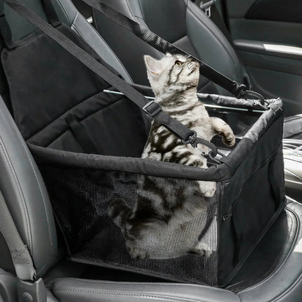 Pet Travel Companion | Travel Bag with Car Seat for Pets | Waterproof & Collapsible Design for Safe Journeys 2