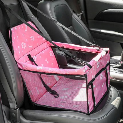 Pet Travel Companion | Travel Bag with Car Seat for Pets | Waterproof & Collapsible Design for Safe Journeys 4