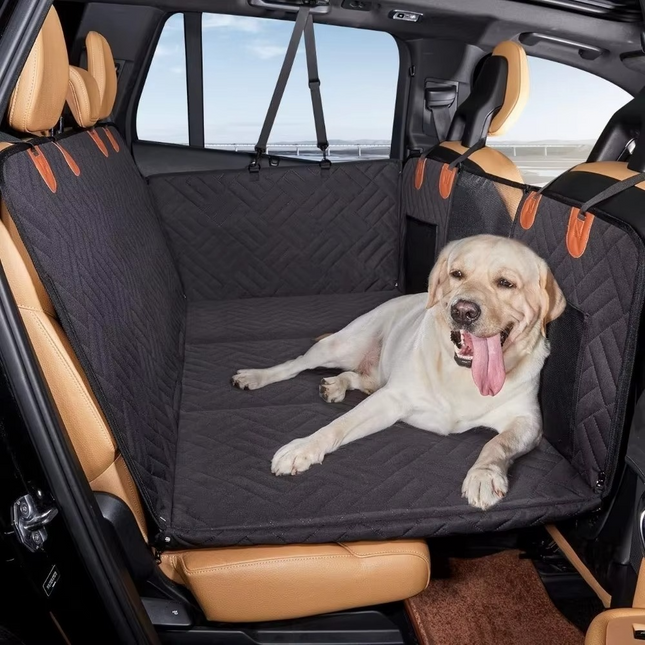 Pet Travel Solutions | Waterproof Car Seat Cover with Backseat Extender | Durable Protection for Comfortable Rides 1