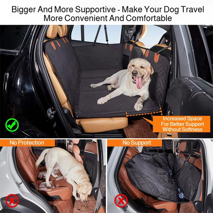 Pet Travel Solutions | Waterproof Car Seat Cover with Backseat Extender | Durable Protection for Comfortable Rides 3