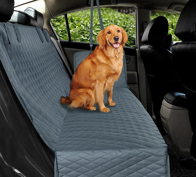 Pet Travel | Dog Car Seat Cover with Safety Clips & Mesh Center | Eco-Friendly Design for Secure Travel 1