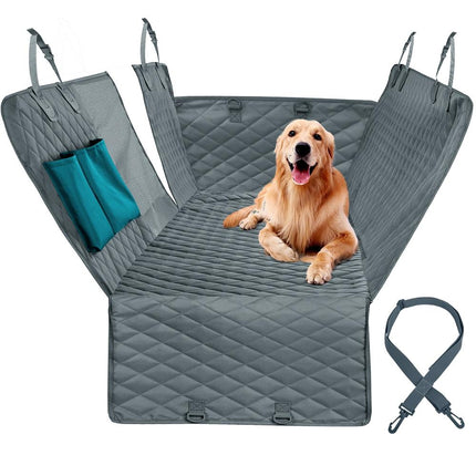 Pet Travel | Dog Car Seat Cover with Safety Clips & Mesh Center | Eco-Friendly Design for Secure Travel 6