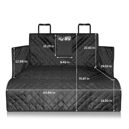 Pet Travel | Dog Trunk Seat Cover for SUVs with Water-Resistant Design | Easy Installation for Ultimate Protection 3