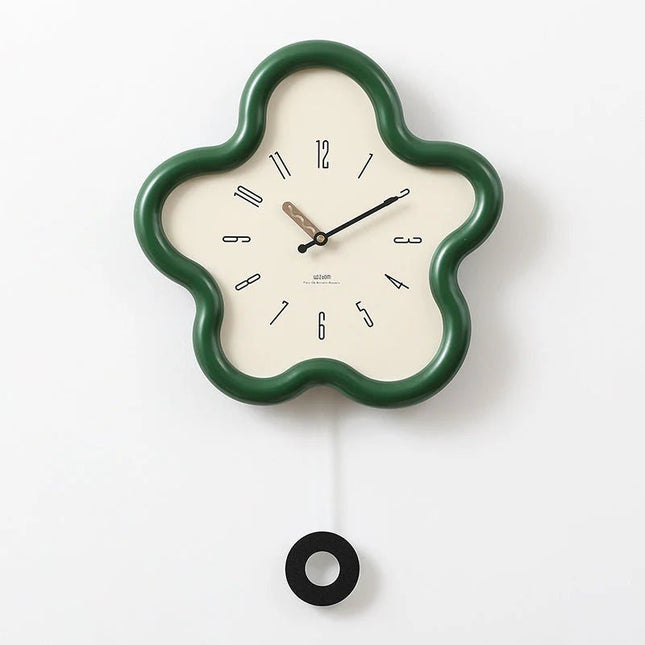 PetalTime | 3D Flower Wall Clock Decor with Silent Sweep Movement | Eco-Friendly Design for Tranquil Spaces 0