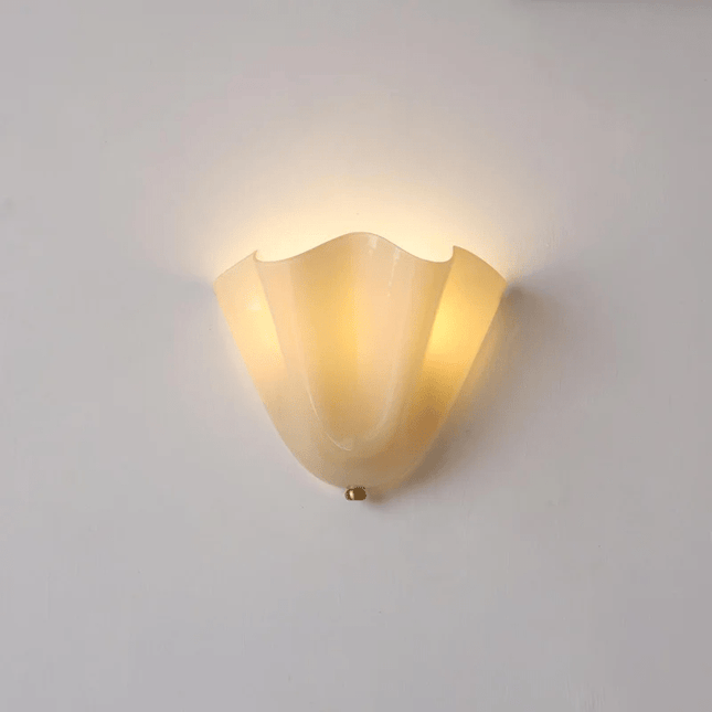 Petalia | Modern Glass Wall Sconce with Organic Design | Ambient Lighting for Elegant Spaces 0