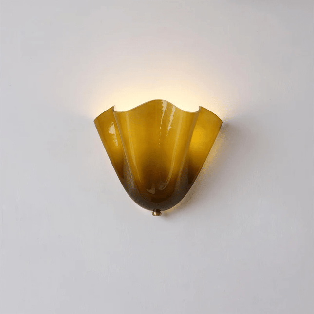 Petalia | Modern Glass Wall Sconce with Organic Design | Ambient Lighting for Elegant Spaces 1
