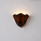 L Diameter  11 in x H 10 in x W 5 in / Brown