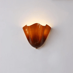L Diameter  11 in x H 10 in x W 5 in / Amber