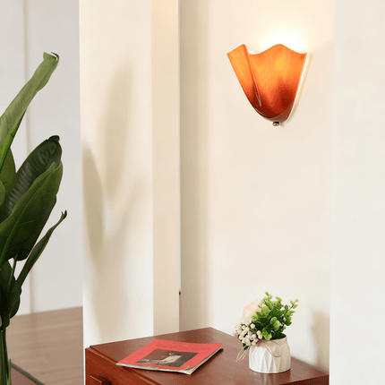 Petalia | Modern Glass Wall Sconce with Organic Design | Ambient Lighting for Elegant Spaces 7