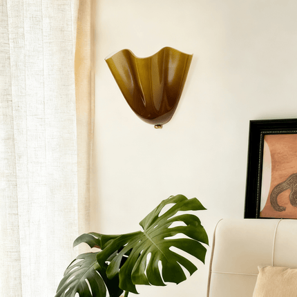 Petalia | Modern Glass Wall Sconce with Organic Design | Ambient Lighting for Elegant Spaces 8