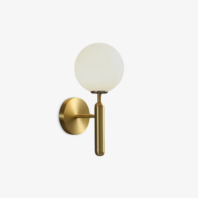 Pilar Globe Sconce | Timeless Minimalist Wall Light with Dual Glass Options | Elegant Design for Ambient Illumination 0