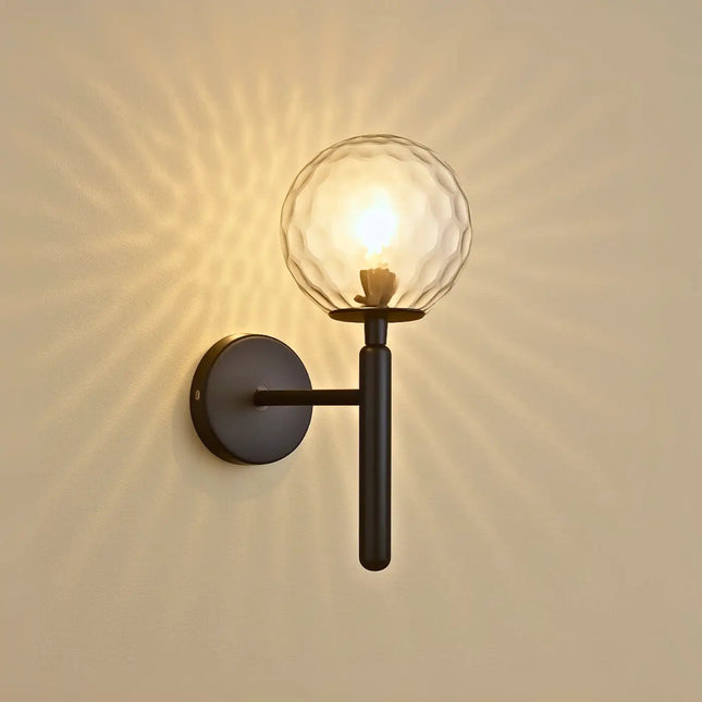 Pilar Globe Sconce | Timeless Minimalist Wall Light with Dual Glass Options | Elegant Design for Ambient Illumination 1