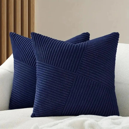 Decorative Pillow Covers, Corduroy Throw Pillow Case with Hidden Zipper – image 4