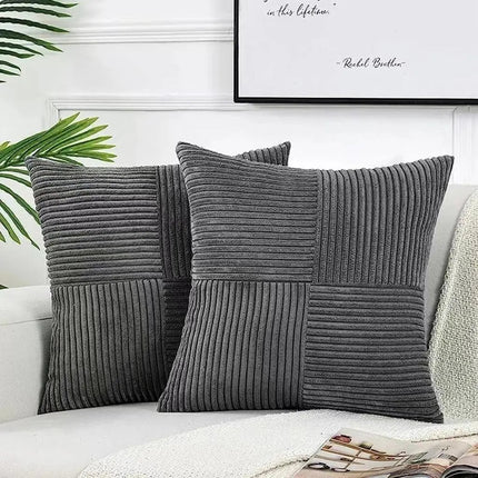 Decorative Pillow Covers, Patchwork Sofa Cushion Cover for Couch and Bed – image 5