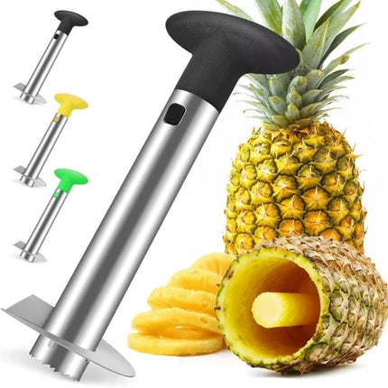 Stainless Steel Pineapple Peeler and Slicer with Ergonomic Handle | Efficient Tool for Easy Pineapple Preparation