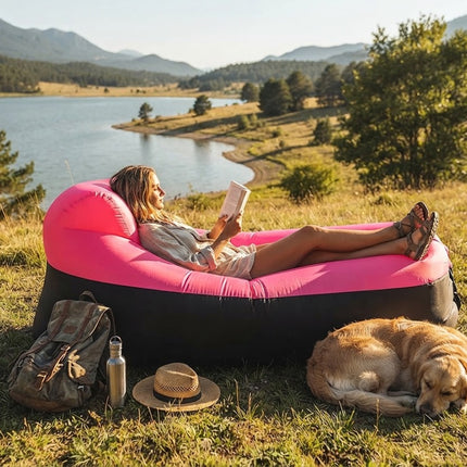 AirRelax | Inflatable Air Sofa with Ergonomic Design & No Pump Required | Perfect for Indoor & Outdoor Comfort_02