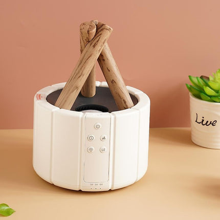 Bonfire Humidifier with LED Glow & Remote Control | Air Hydration and Aromatherapy for Cozy Home Ambiance