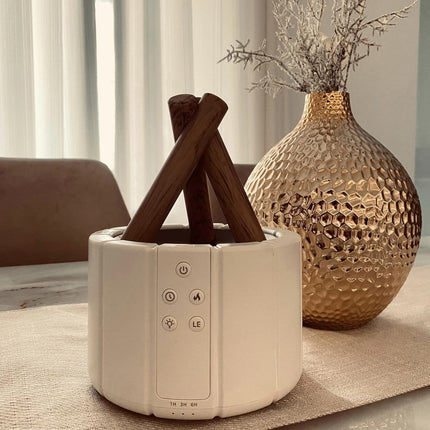 Bonfire Humidifier with LED Glow & Remote Control | Air Hydration and Aromatherapy for Cozy Home Ambiance
