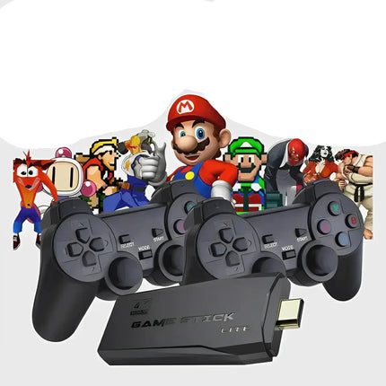 PixelDrive | Retro Gaming Console with 20,000+ Games & 2 Wireless Controllers | 4K Visuals for Nostalgic Fun 0