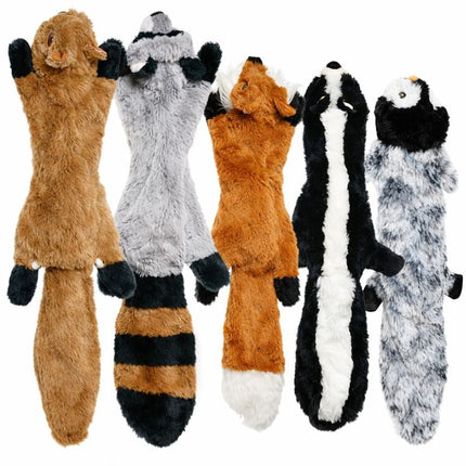 Playful Plush Dog Toy with Squeaker & Crinkle Sounds | Durable Fleece for Engaging Fun 0