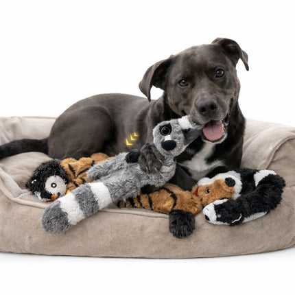 Playful Plush Dog Toy with Squeaker & Crinkle Sounds | Durable Fleece for Engaging Fun 1