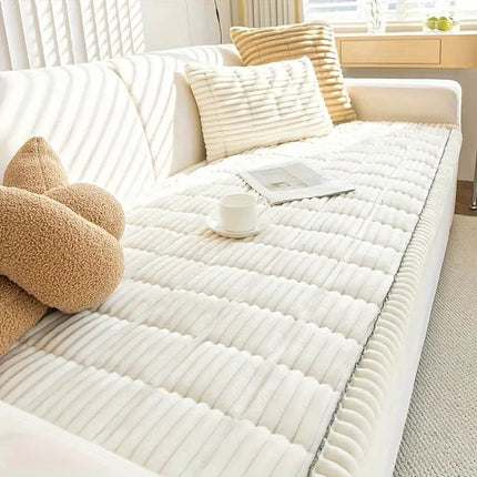 Couch Covers, Plush Pet Sofa Cover with Pleated Edges – image 10
