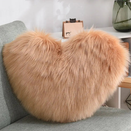 Heart Throw Pillow, Cute Decorative Pillow – image 4