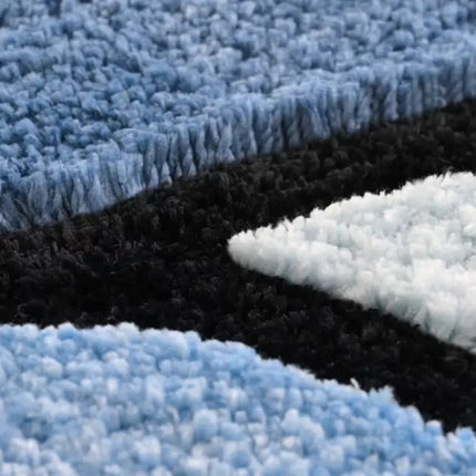 PlushWave | Non-Slip Bath Mat with Absorbent Microfiber Design | Stylish Comfort for Safety 3