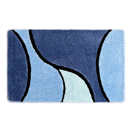 PlushWave | Non-Slip Bath Mat with Absorbent Microfiber Design | Stylish Comfort for Safety 6