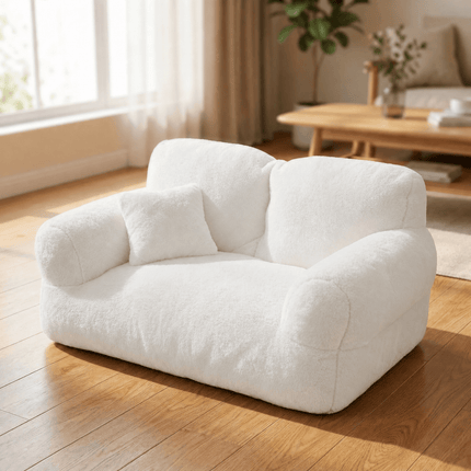 Plush Pet Sofa Bed with Washable Cover & Anti-Slip Base | Cozy Dog Couch for Ultimate Comfort 11