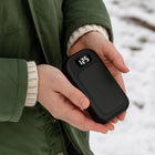 Pocket Electric Hand Warmers | Rechargeable Dual Pack with LED Display | Adjustable Heat for Comfort 0
