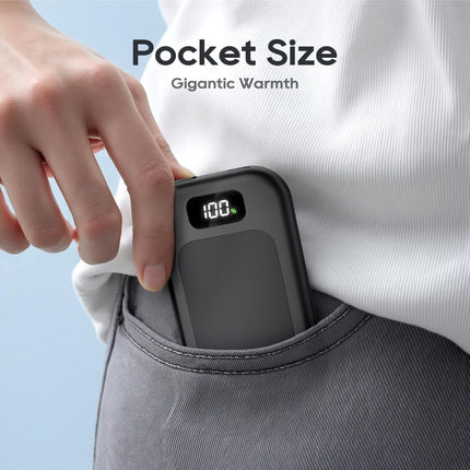 Pocket Electric Hand Warmers | Rechargeable Dual Pack with LED Display | Adjustable Heat for Comfort 2