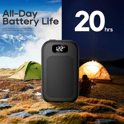 Pocket Electric Hand Warmers | Rechargeable Dual Pack with LED Display | Adjustable Heat for Comfort 6