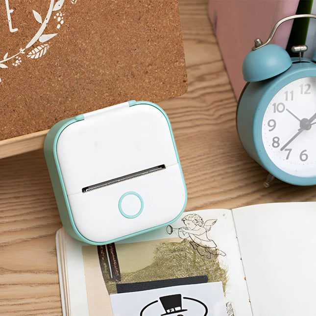 Pocket Photo Printer | Portable Wireless Printer with Bluetooth Connectivity | Compact Design for Inkless Printing On-the-Go 0