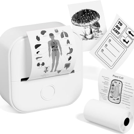 Pocket Print | Mini Portable Printer with Eco-Friendly Thermal Technology | Easy Label & Sticker Printing 0