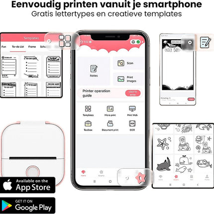 Pocket Print | Mini Portable Printer with Eco-Friendly Thermal Technology | Easy Label & Sticker Printing 3