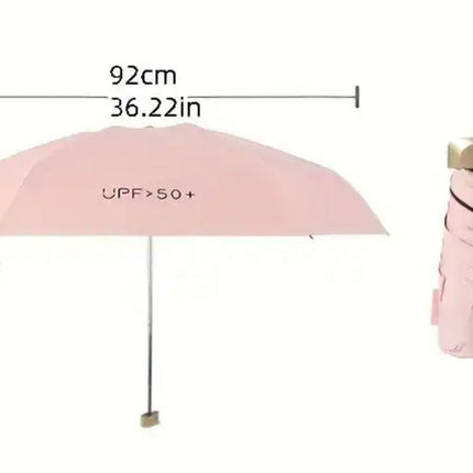 Pocket Umbrella | Compact Windproof & UV Protection | Travel-Friendly Design for All Weather 1
