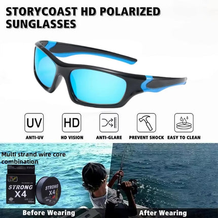 Polarized Fishing Sunglasses with UV400 Protection | Ergonomic Fit for Ultimate Eye Comfort 2