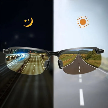 Polarized Photochromic Sunglasses with Automatic Light Adjustment | Stylish Eye Protection for Outdoor Activities 0