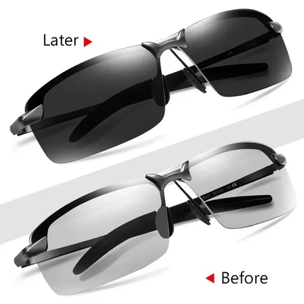 Polarized Photochromic Sunglasses with Automatic Light Adjustment | Stylish Eye Protection for Outdoor Activities 1