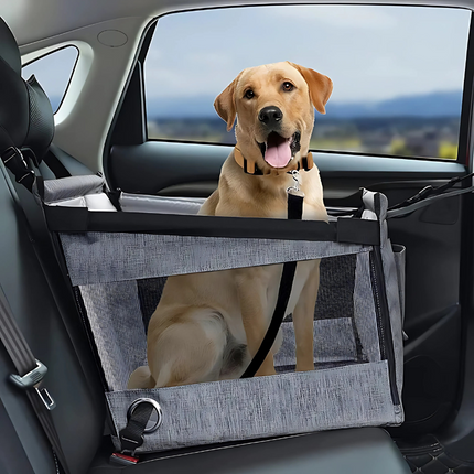 PoochPod | Portable Dog & Cat Car Seat with Waterproof Design | Spacious & Secure for Comfortable Travel 0