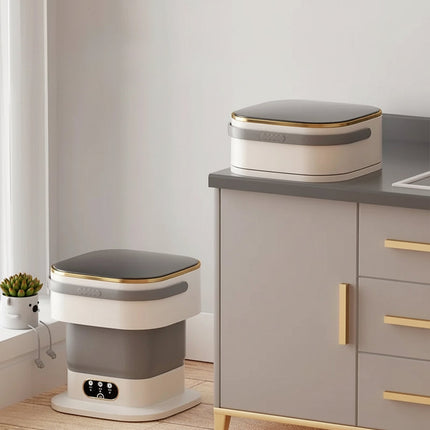 Compact Laundry Washer | Portable Mini Washing Machine with Foldable Design | Efficient for Small Loads