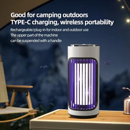 Portable 360° UV Bug Zapper Light with 12-Hour Battery Life | Eco-Friendly Indoor & Outdoor Insect Eliminator 4