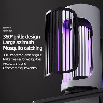 Portable 360° UV Bug Zapper Light with 12-Hour Battery Life | Eco-Friendly Indoor & Outdoor Insect Eliminator 6