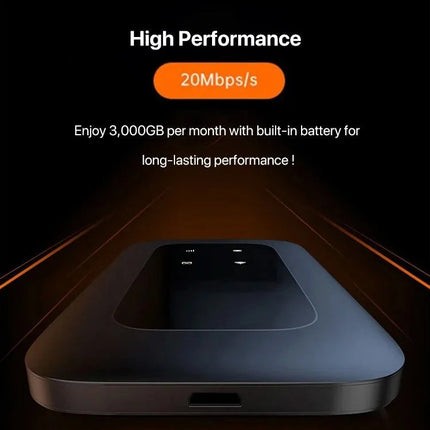 Portable 5G Router | High-Speed WiFi with Extended Battery Life | Reliable Internet for Travel and Streaming 3