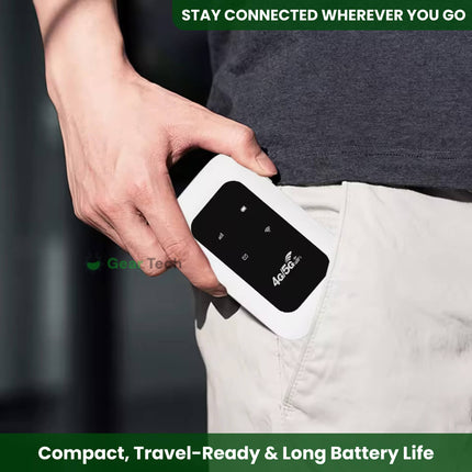 Portable 5G Wi-Fi Router | High-Speed Connection with Long Battery Life | Compact Internet Access for Travel & Home Use 3