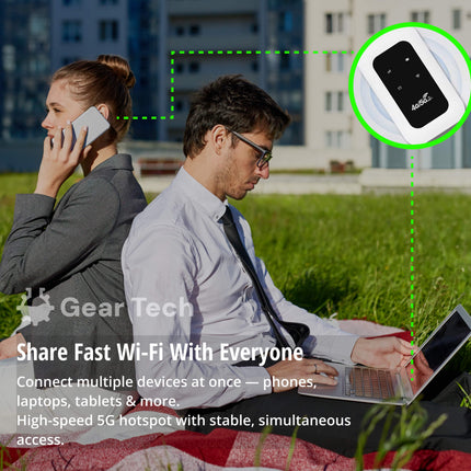 Portable 5G Wi-Fi Router | High-Speed Connection with Long Battery Life | Compact Internet Access for Travel & Home Use 6