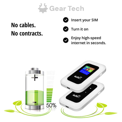 Portable 5G Wi-Fi Router | High-Speed Connection with Long Battery Life | Compact Internet Access for Travel & Home Use 8