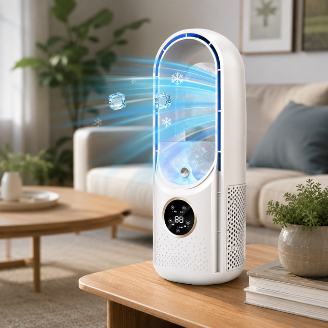 Portable AC Unit | Mini Air Conditioner with Bladeless Design | Energy Efficient for Small Spaces 0